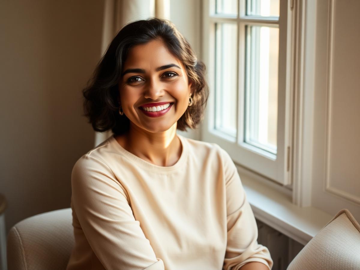 Portrait of Akansha, a client who shared her financial planning journey.